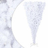 Vidaxl Kunstkerstboom con bianco inverso standard 240 cm bianco