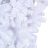 Vidaxl Kunstkerstboom con bianco inverso standard 240 cm bianco