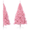 Vidaxl Kunstkerstboom con metà pvc da 210 cm standard Pink