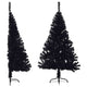 Vidaxl Kunstkerstboom con metà pvc da 150 cm standard Black