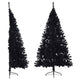 Vidaxl Kunstkerstboom con metà pvc da 180 cm standard Black