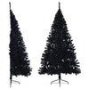 Vidaxl Kunstkerstboom con metà pvc da 180 cm standard Black
