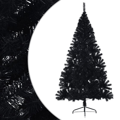 Vidaxl Kunstkerstboom con metà pvc da 180 cm standard Black