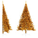 Vidaxl Kunstkerstboom metà con cappuccio standard da 240 cm colorato