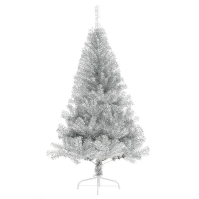Vidaxl Kunstkerstboom Half con color plateado estándar de 180 cm de color plateado