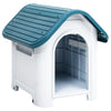 Vidaxl dog loft 59x75x66 cm polipropene blu