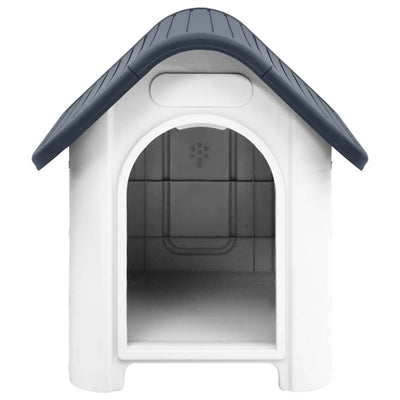 Vidaxl Dog Loft 59x75x66 cm Polypropene Grey