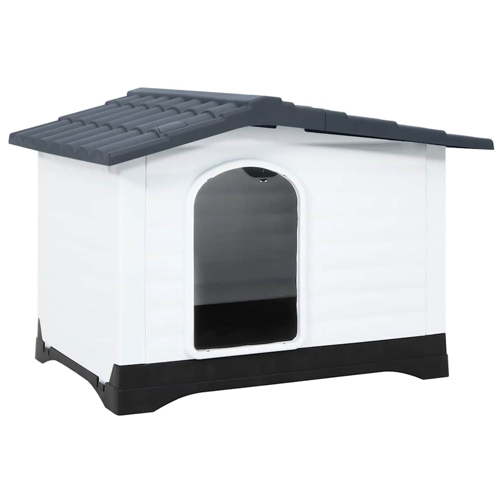 Vidaxl Dog Loft 90.5x68x66 cm Polypropene Gray