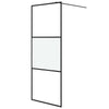 Vidaxl Walk-In Shower Mall 80x195 cm de vidrio ESG de medio matrimonio