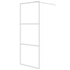 Vidaxl Walk-In Shower Wall 80x195 cm ESG Glass bianco