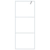 Vidaxl Walk-In Shower Wall 80x195 cm ESG Glass bianco