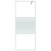 Vidaxl Walk-In Shower Wall 80x195 cm ESG Glass bianco