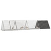 Conejera vidaxxl 403,5x80,5x71 cm acero galvanizado antracita
