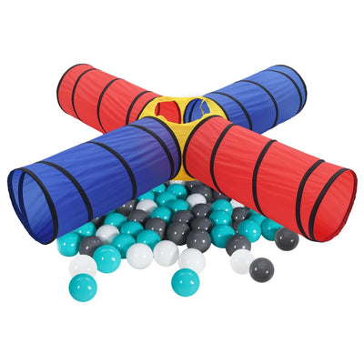 Vidaxl Tunnel di gioco per bambini con 250 palline multilorati
