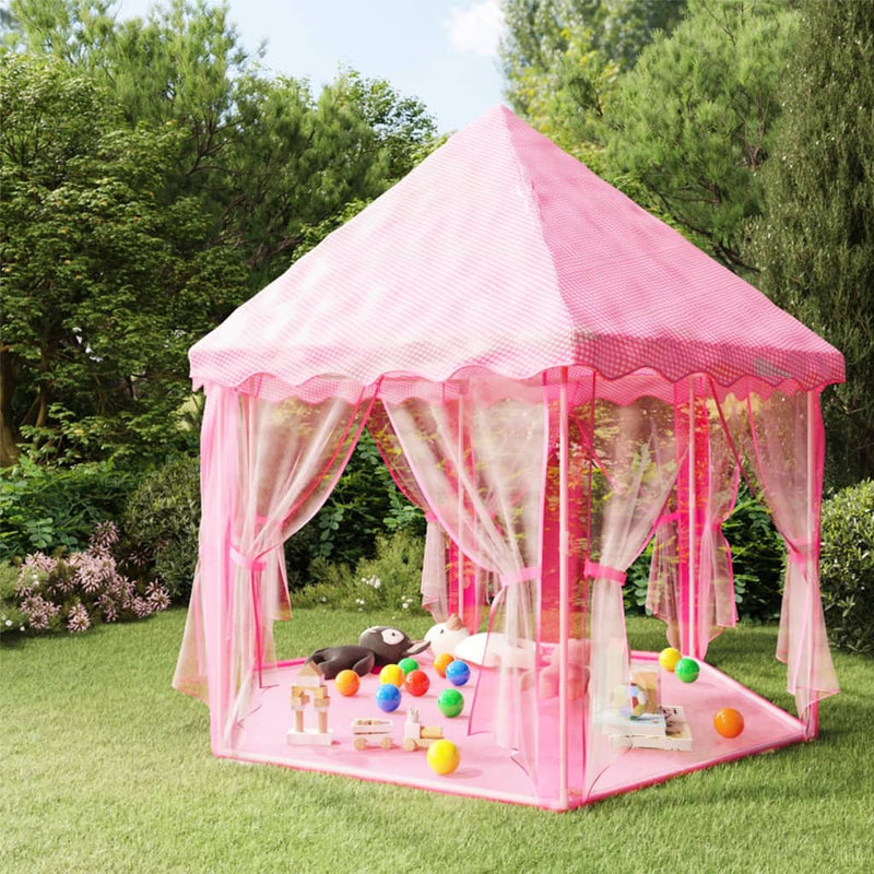 Vidaxl Princess Play Ttura con 250 bolas 133x140 cm Pink