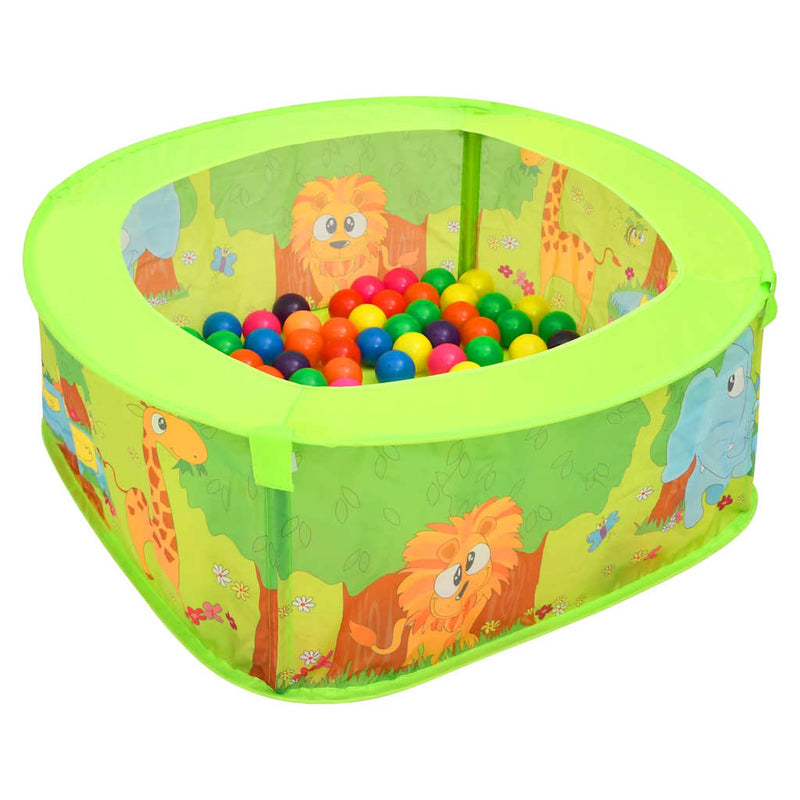 Vidaxl Ball Box per bambini con 300 palline 75x75x32 cm