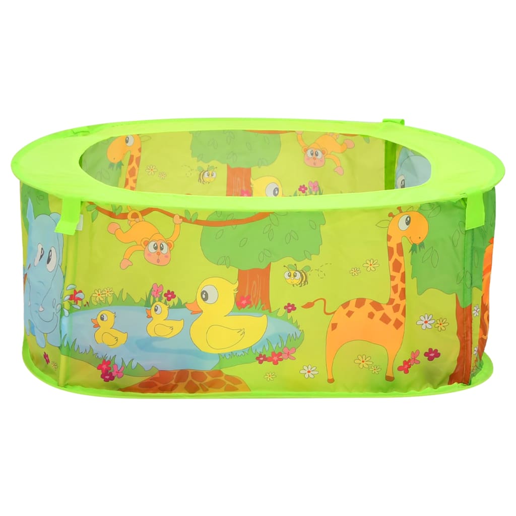 Vidaxl Ball Box para niños con 300 bolas 75x75x32 cm