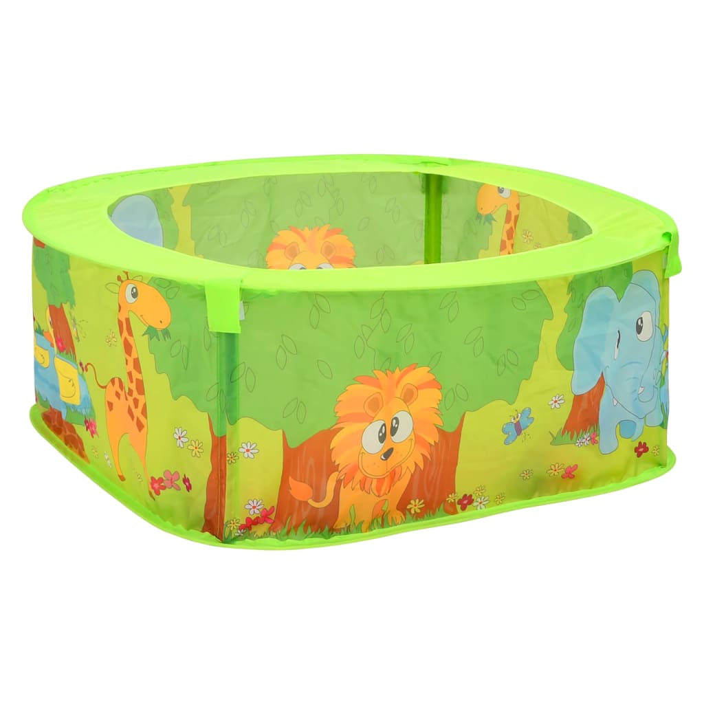 Vidaxl Ball Box para niños con 300 bolas 75x75x32 cm