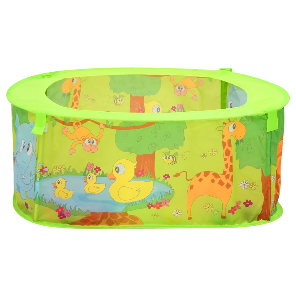 Vidaxl Ball Box per bambini con 300 palline 75x75x32 cm