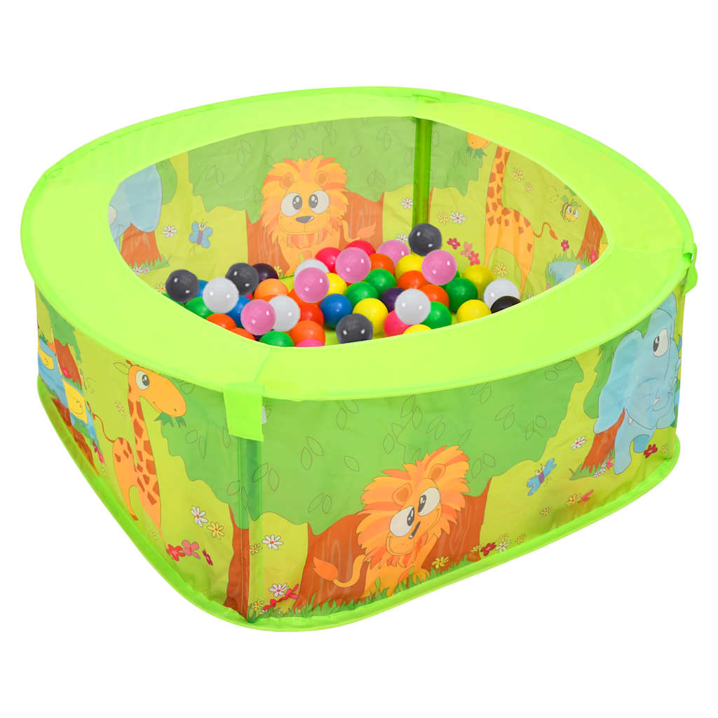 Vidaxl Ball Box para niños con 300 bolas 75x75x32 cm