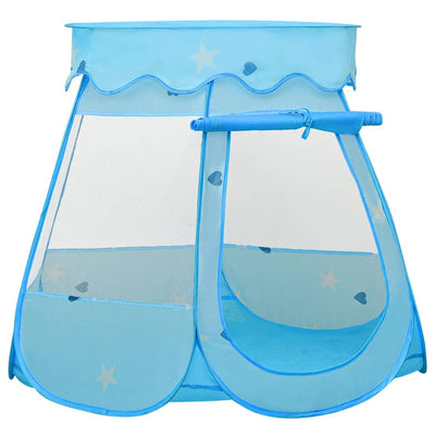 Tenda da gioco per bambini Vidaxl con 250 palline 102x102x82 cm blu