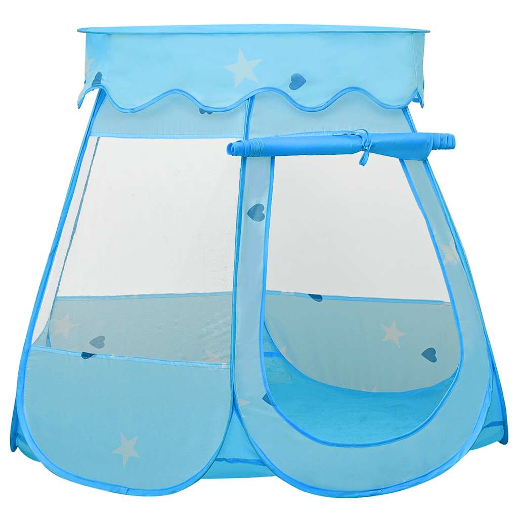 Tenda da gioco per bambini Vidaxl con 250 palline 102x102x82 cm blu