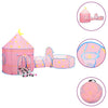 Tienda de juego para niños Vidaxl con 250 bolas 301x120x128 cm rosa
