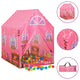 Vidaxl Children's Play Tent con 250 bolas 69x94x104 cm rosa