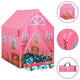 Vidaxl Children's Play Tent con 250 bolas 69x94x104 cm rosa