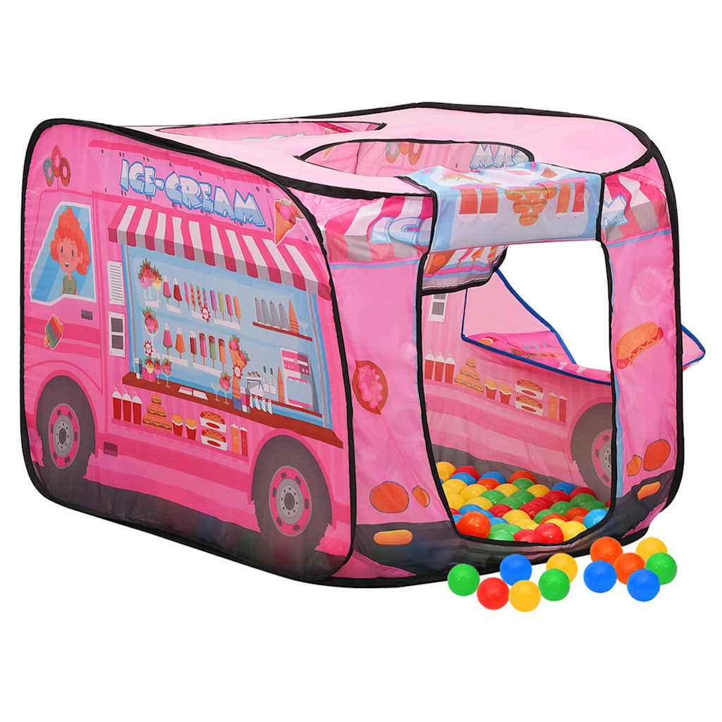 Vidaxl Children's Play Tent con 250 bolas 70x112x70 cm Pink