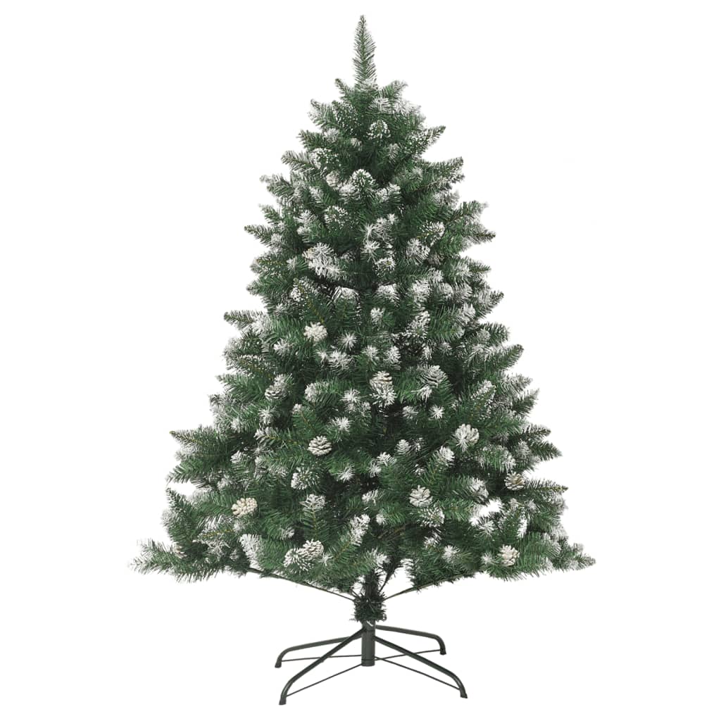 Vidaxl kunstkerstboom met standaard 120 cm pvc
