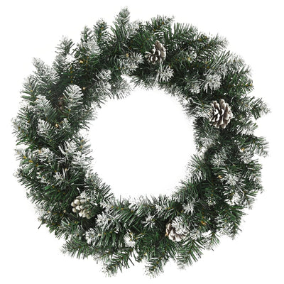 Vidaxl Great di Natale con luci a LED 45 cm PVC verde