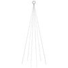 Vidaxl Flagpole Christmas Tree 108 LED Blu 180 cm