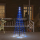 Vidaxl Flagpole Christmas Tree 108 LED Blu 180 cm