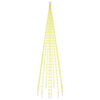 Vidaxl Flagpole Christmas Tree 310 LED White White 300 cm