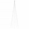 Vidaxl Flagpole Christmas Tree 310 LED Bianco freddo 300 cm