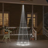 Vidaxl Flagpole Christmas Tree 310 LED Bianco freddo 300 cm