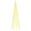 Vidaxl vlaggenmast kerstboom 732 led's warmwit 500 cm