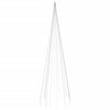 Vidaxl vlaggenmast kerstboom 732 led's meerkleurig 500 cm