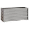 Plantador Vidaxl elevado 100x40x45 cm Corten Steel Rusty