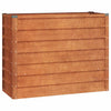 Plantador Vidaxl elevado 100x40x77 cm Corten Steel Rusty