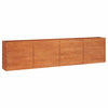 Vidaxl fioriera raccolta 320x40x77 cm acciaio corn arrugginito