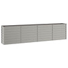 Vidaxl fioriera raccolta 320x40x77 cm acciaio corn arrugginito