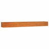 Vidaxl plantenbak verhoogd 480x80x45 cm cortenstaal roestig