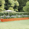 Plantador Vidaxl elevado 600x80x45 cm Corten Steel Rusty