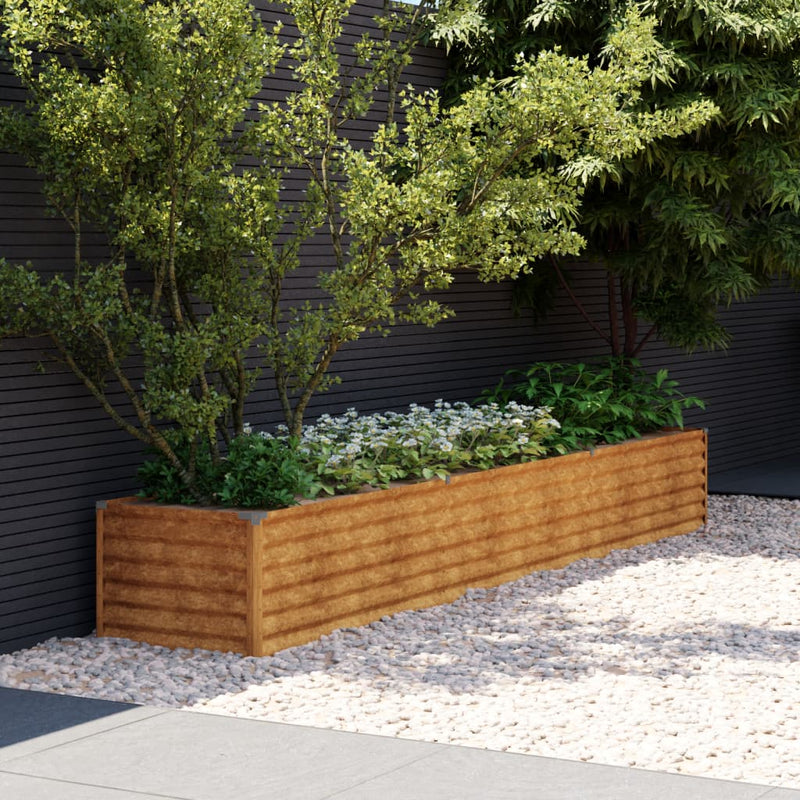 Vidaxl Planter Insertar 291x50x36 cm Cortenstaal