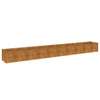 Inserto fioriera Vidaxl 386x50x36 cm Cortenstaal