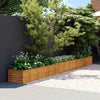 Box da giardino rialzato Vidaxx 482x50x36 cm in acciaio corten