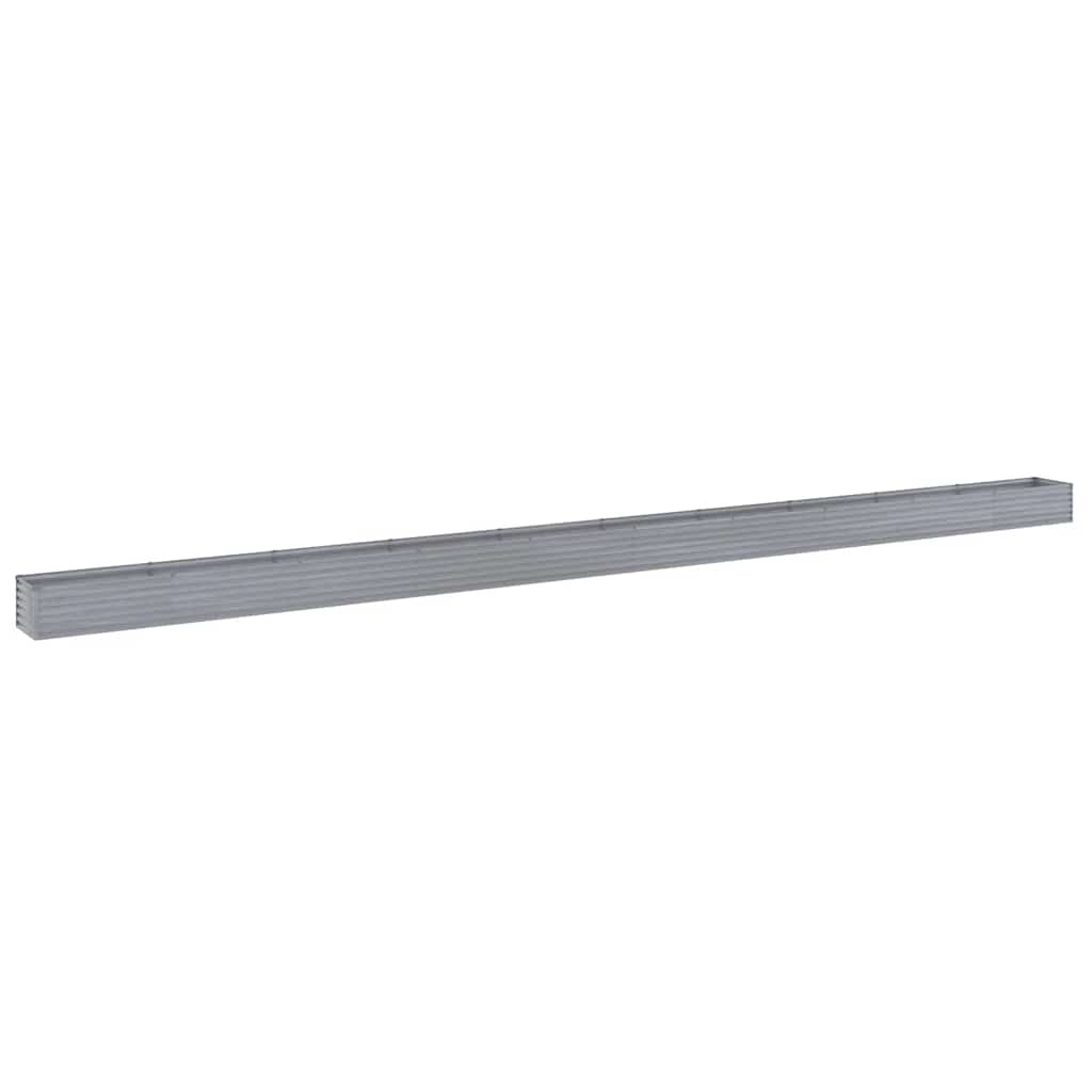 Plantador Vidaxl recaudado 960x50x36 cm Cortenstaal