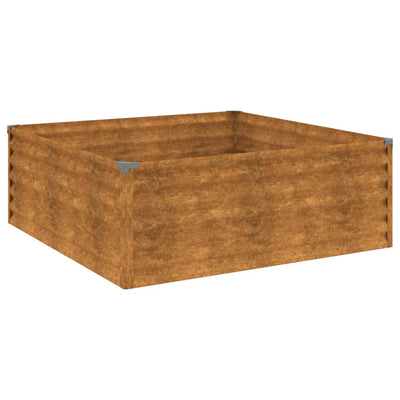 Vidaxl fioriera raccolta 100x100x36 cm Cortenstaal
